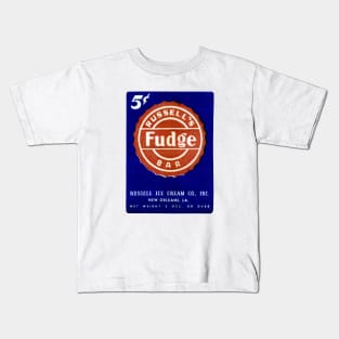 1950s Five Cent Fudge Bar Kids T-Shirt